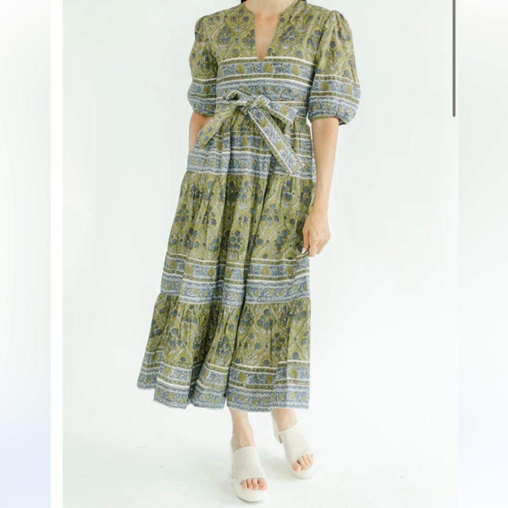 Victoria Dunn Oakleigh Dress - Moss